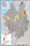 Densidad de cultivos de coca en la regi�n Central, 2016