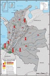 Laboratorios clandestinos destruidos y cultivos de coca en Colombia, 2016